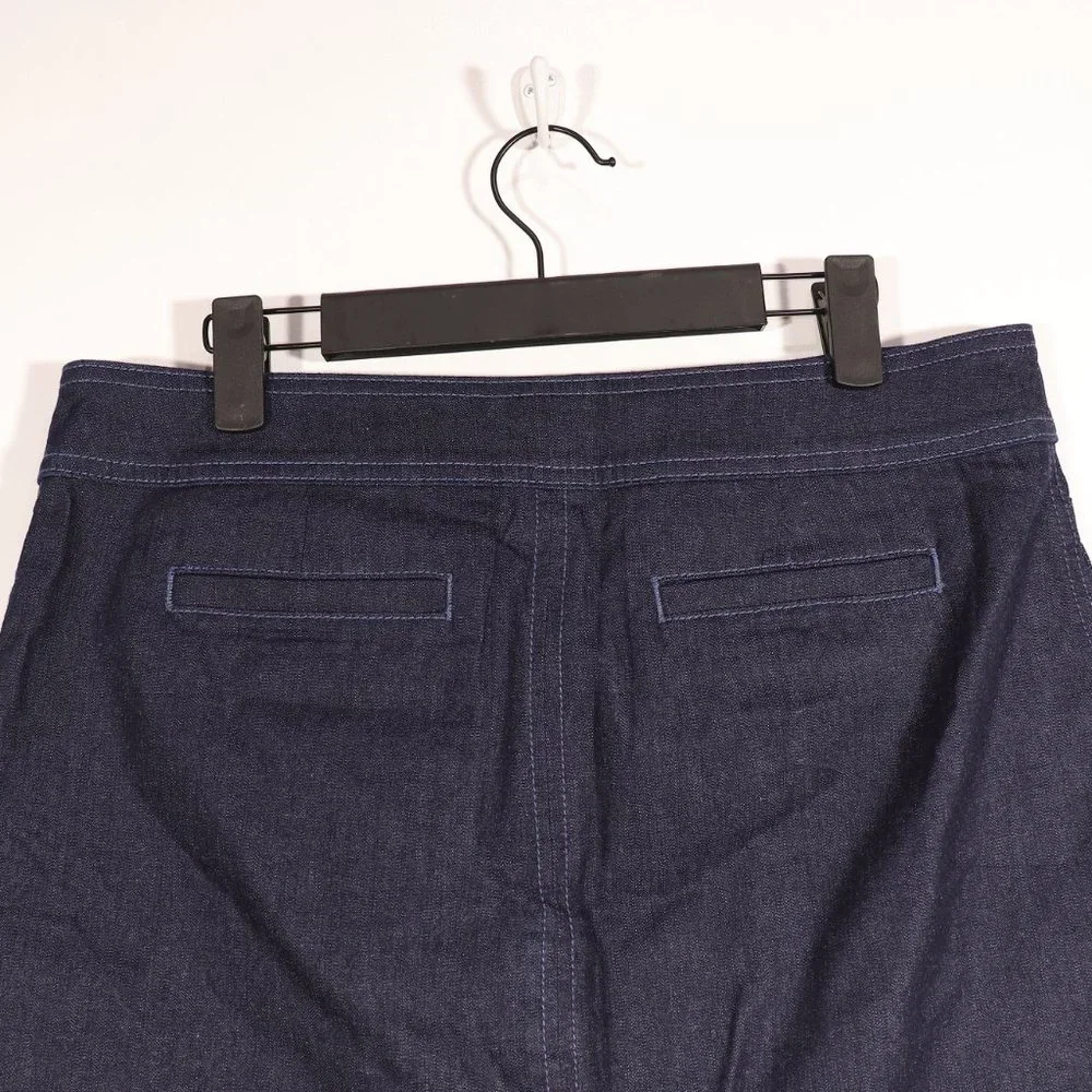 NWT Tory Burch Elise Mini Skirt in Resin Rinse Size 10